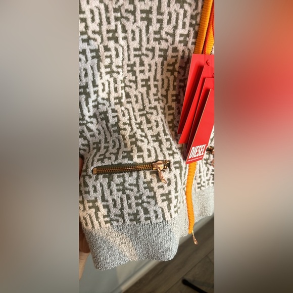 Diesel Monogram Cardigan S Authentic ( matching set available medium size skirt) - Picture 10 of 16